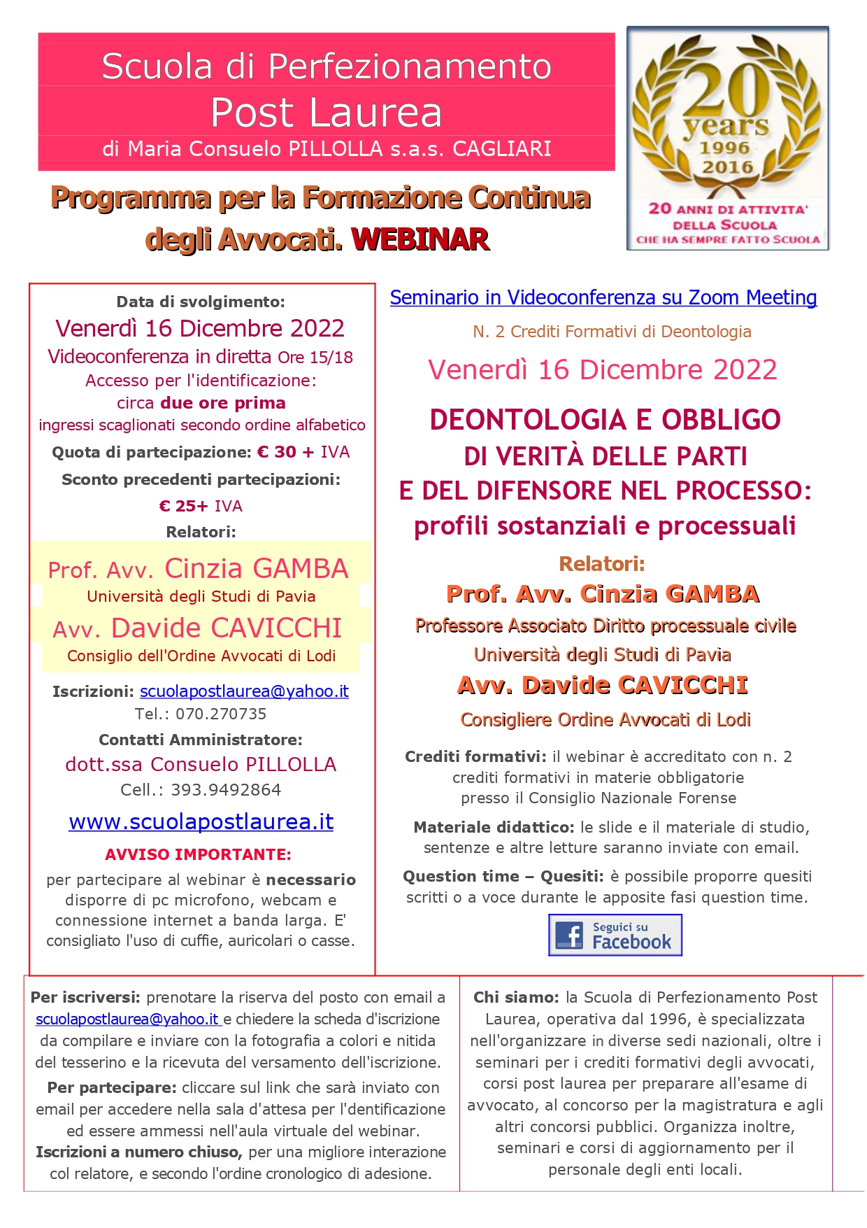 Deontologia e obbligo di verità delle parti e del difensore nel processo